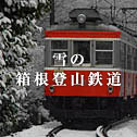 雪の箱根登山鉄道